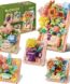 4-in-1 Flower Building Kit – 3D Pink Sunflower Picture Frames & Botanical Collection for Home and Office Decor by babyandjoy.com