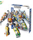 8-in-1 Transform Robot Building Blocks Set – Educational Toys for Kids, Boys, and Girls by babyandjoy.com