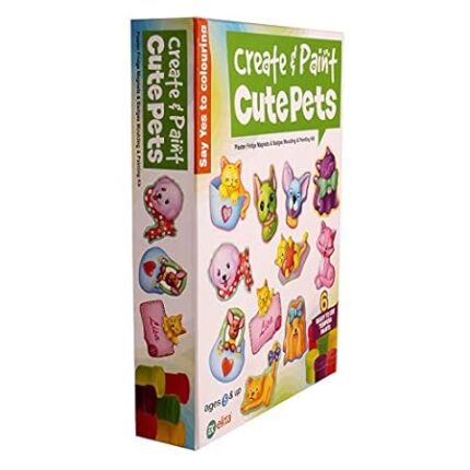 Create & Paint Cute Pets Moulding & Painting Animal Art Kit by babyandjoy.com