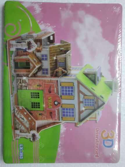 Creative DIY Villa Building Puzzle for Kids (LX353) by babyandjoy.com