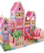 Dollhouse Dream House - 234 Pcs DIY Princess Castle Building Kit with 4 Dolls - Educational Toddler Playhouse Gift 7- babyandjoy.com