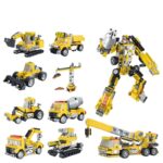 Engineering Robot Construction Vehicle Set for Kids - 721-Piece Multicolor Building Blocks 1 by babyandjoy.com