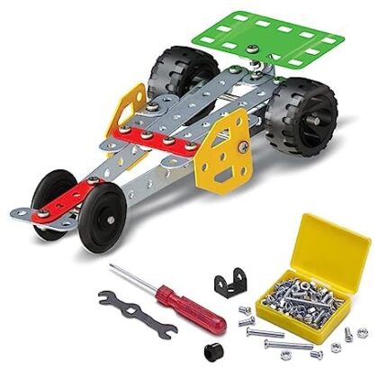 Mechanic 0 DIY STEM Toy (98 Pcs) - Educational Building Set for Kids by Baby and Joy