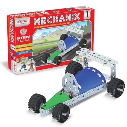 Mechanix-1 DIY Toy - 2nd Level of Original Mechanix Series | STEAM Educational Toy for Kids by babyandjoy.com