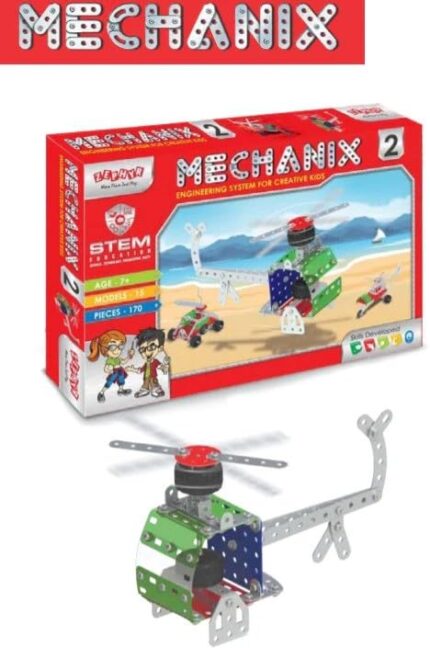 Mechanix-2 DIY Toy - STEAM Educational Building Set for Kids by babyandjoy.com