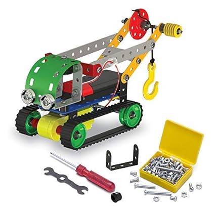 Mechanix Robotix-2 Motorized DIY STEM Toy (166 Pcs) by babyandjoy.com