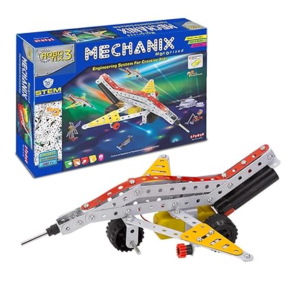 Mechanix Robotix3 DIY STEM Toy (215 Pcs) by babyandjoy.com