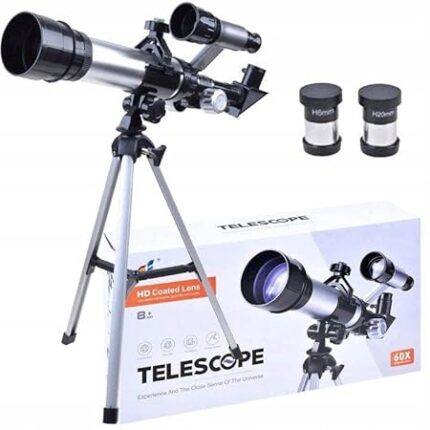 Telescope for Kids 60X High Power Refractor Monocular Astronomical Telescope with Clefairy Portable Tripod - babyandjoy.com