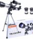 Telescope for Kids 60X High Power Refractor Monocular Astronomical Telescope with Clefairy Portable Tripod - babyandjoy.com