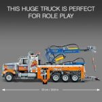 Tow Truck with Crane Toy Model Building Set - babyandjoy.com