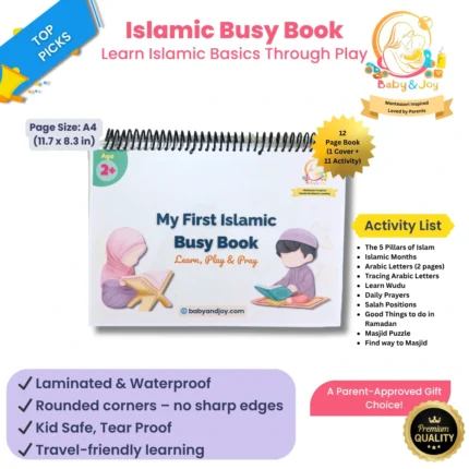Islamic Busy Book for Kids babyandjoy