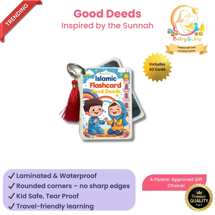 Islamic Good Deeds for kids babyandjoy