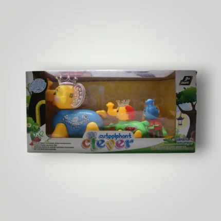 Cute Elephant Clever Toy for Kids | Interactive Talking & Learning Toy | Educational Musical Elephant with Lights & Sounds | Babyandjoy.com Kids Learning Companion