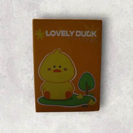 Duck Silicone Night Lamp for Kids – Soft LED Bedside Light, Cute Animal Rechargeable Nursery Lamp, Baby Sleeping Light with Warm Glow