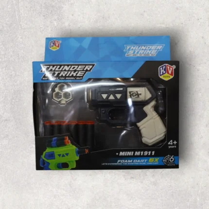 Thunder Strike Soft Dart Toy Gun for Kids – Foam Bullet Blaster with Safe Soft Darts & Long-Range Shooting Fun