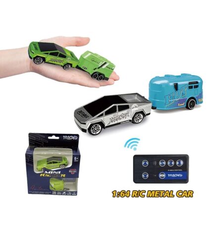 1:64 Mini RC Remote Car with Truck – Fast, Fun & Rechargeable Toy for Kids