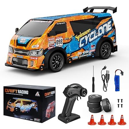 1-18-scale-rc-drift-racing-car-4wd (2) 1:18 scale RC drift racing car 4WD with LED lights for kids
