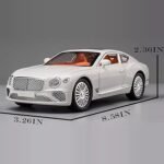 1:24 Bentley Continental GT black die cast metal model car toy