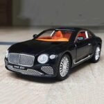 1:24 Bentley Continental GT black die cast metal model car toy