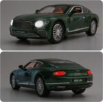 1:24 Bentley Continental GT black die cast metal model car toy