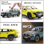 1:24 scale BMW XM SUV die cast metal pull back toy car