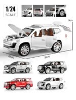 1:24 scale die cast cruiser racing metal car toy with sound and lights