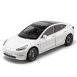 1:24 scale Tesla Model 3 die cast metal pull back toy car