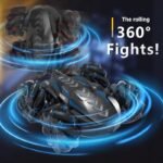 2.4G 4WD RC stunt car with 360 degree rotation, spray, lights and sound