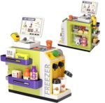 46 pc supermarket cash register playset with water outlet function for kids