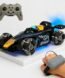 4WD RC drift car with smoke spray, LED lights and gesture control watch