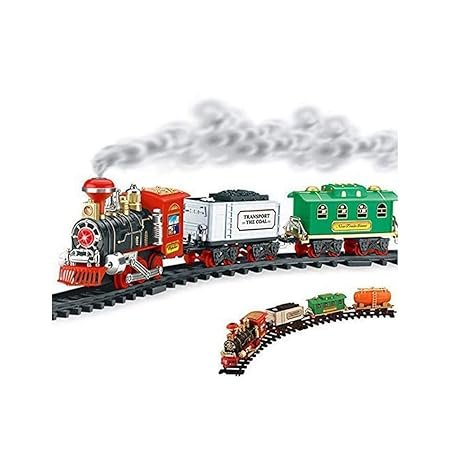 battery-operated-choo-choo-train-set-toy (2) Battery operated Choo Choo super classical train set toy for kids