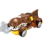 Battery operated spray crocodile musical toy car with lights and rotation for kids