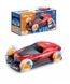 Flying car toy with 360 rotation, bump and go action, LED lights and sound