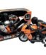Moto R1 Champion 2.4GHz RC motorcycle stunt bike with LED lights and music