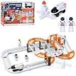Outer space track playset battery operated educational toy for kids