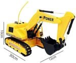 5 channel RC construction excavator truck with shovel loader for kids