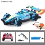 Remote control RC drift racing car with smoke spray and LED lights