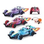 Remote control RC drift racing car with smoke spray and LED lights