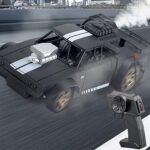 RC stunt spray and smoke racing car with sound and high speed for kids