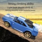 RC stunt spray and smoke racing car with sound and high speed for kids