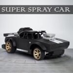 RC stunt spray and smoke racing car with sound and high speed for kids