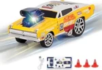 1:64 die cast metal remote control muscle car with LED lights
