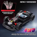 Porsche 1:24 scale 4WD RC drift car with 2.4GHz remote control