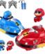 2 player RC go kart bumper car battle set with lights and music